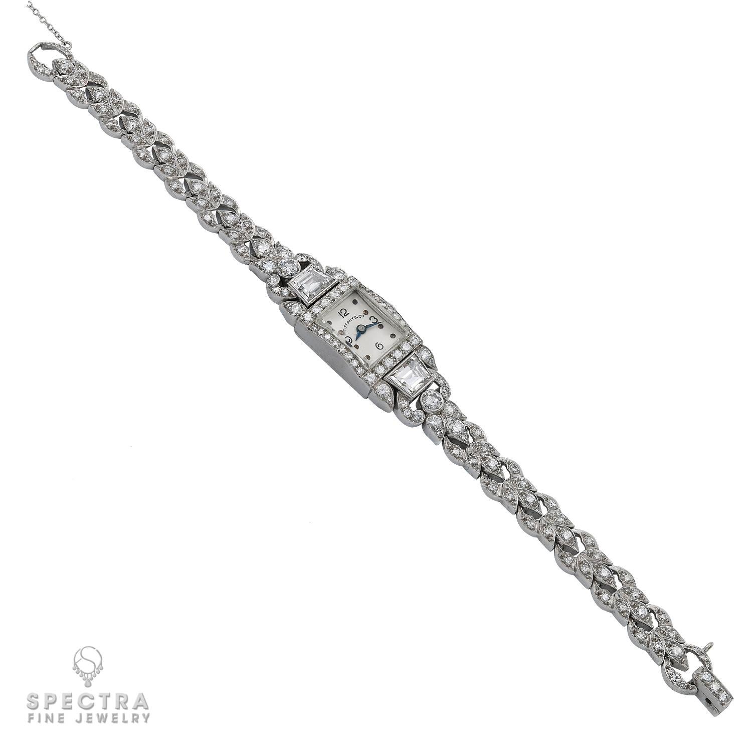 Tiffany & Co. Vintage-Diamantenuhr, um 1950 (Zeitgenössisch) im Angebot
