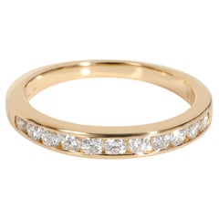Tiffany & Co. Vintage Diamant Ehering aus 18 Karat Gelbgold 0,33 Karat