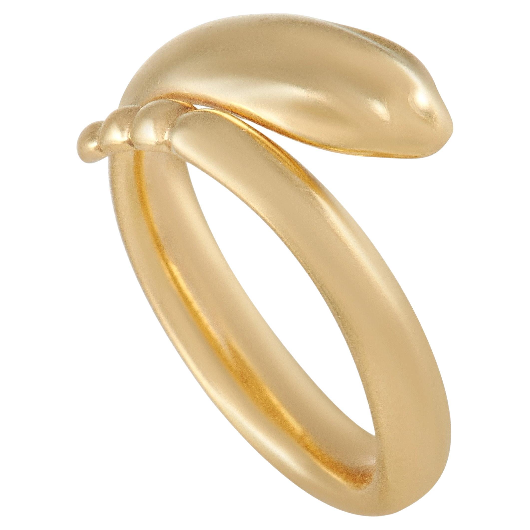 Tiffany and Co. Elsa Peretti Five-Row Wave Ring in 18 Karat White Gold ...