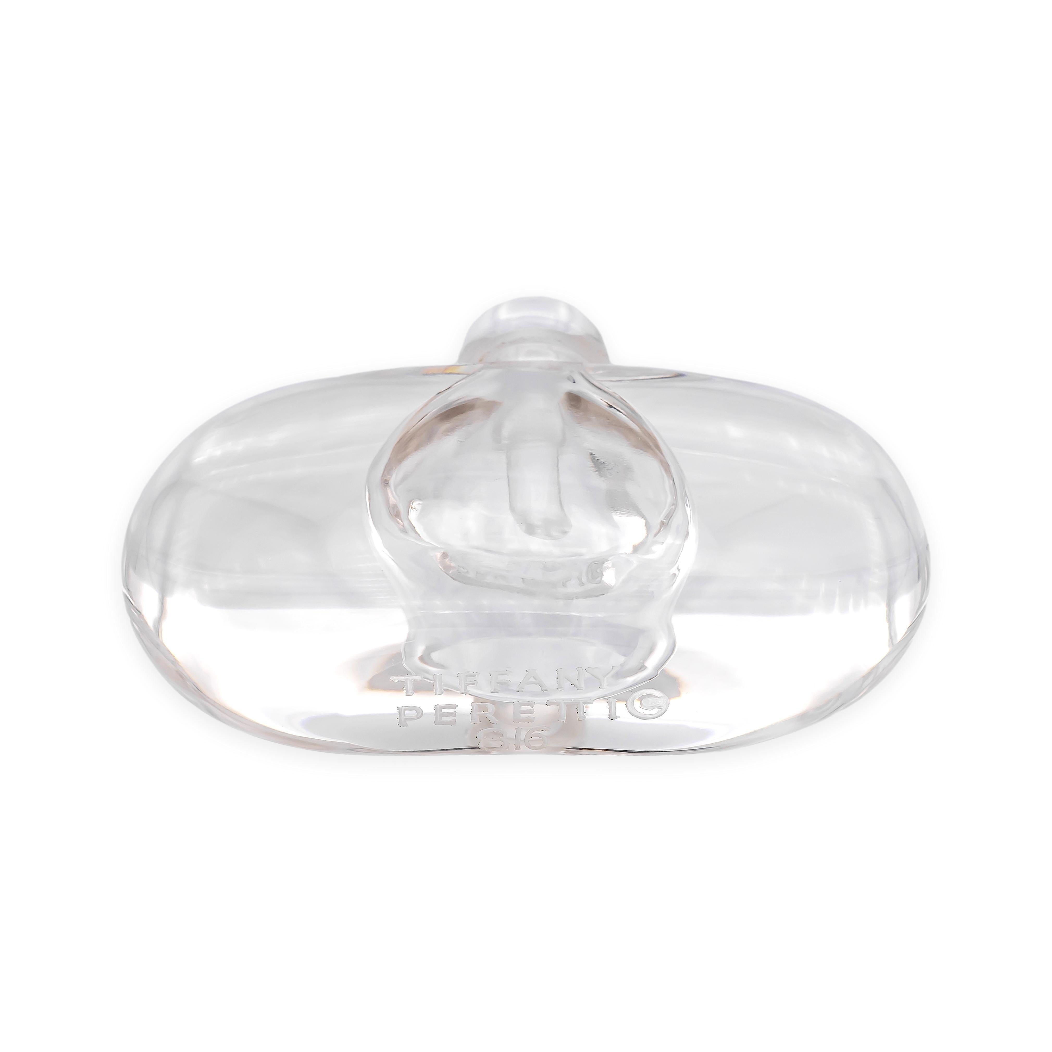 Tiffany & Co. Vintage Elsa Peretti 1981 Edition Limitée Flacon de Parfum en Cristal en vente 5