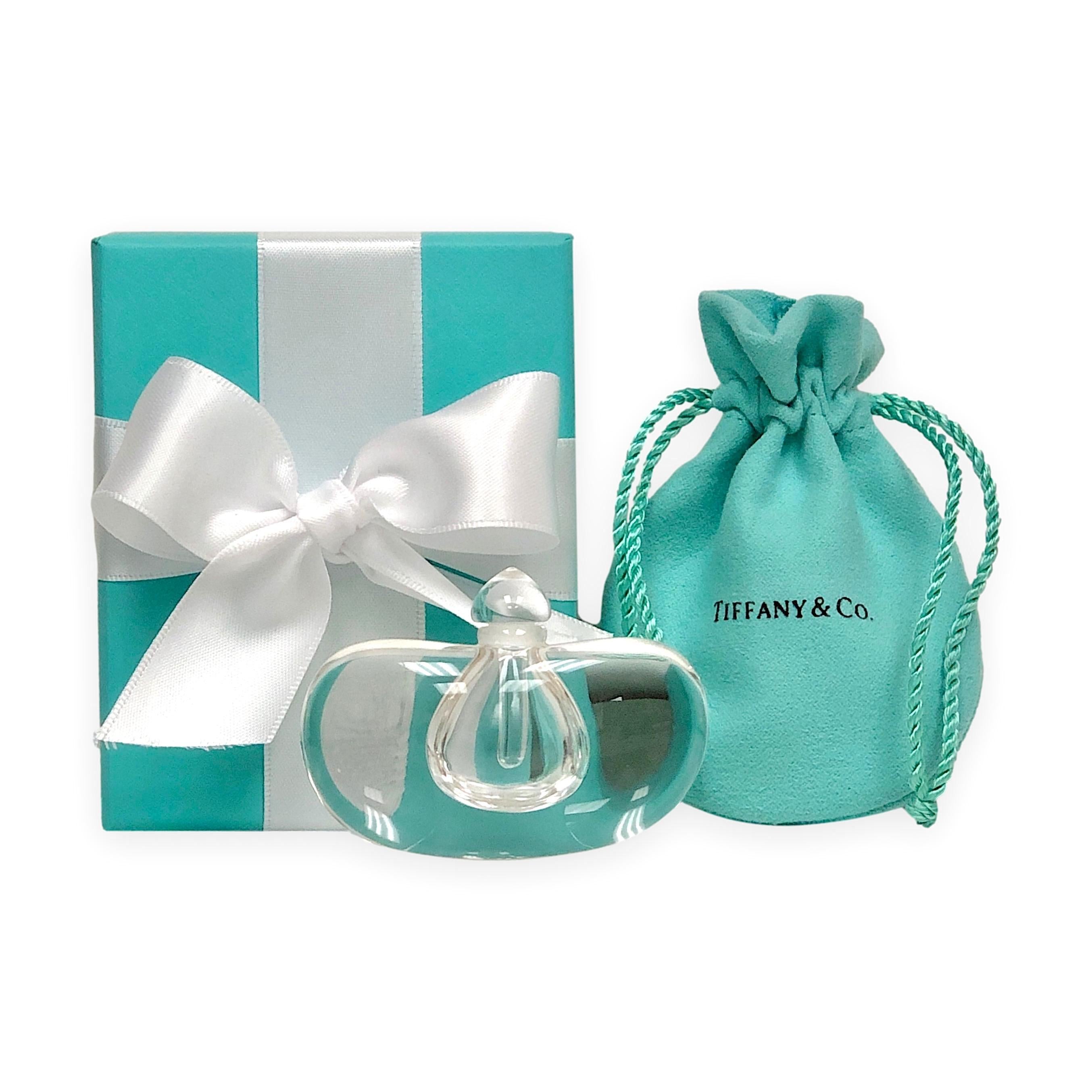 Tiffany & Co. Vintage Elsa Peretti 1981 Edition Limitée Flacon de Parfum en Cristal en vente 6