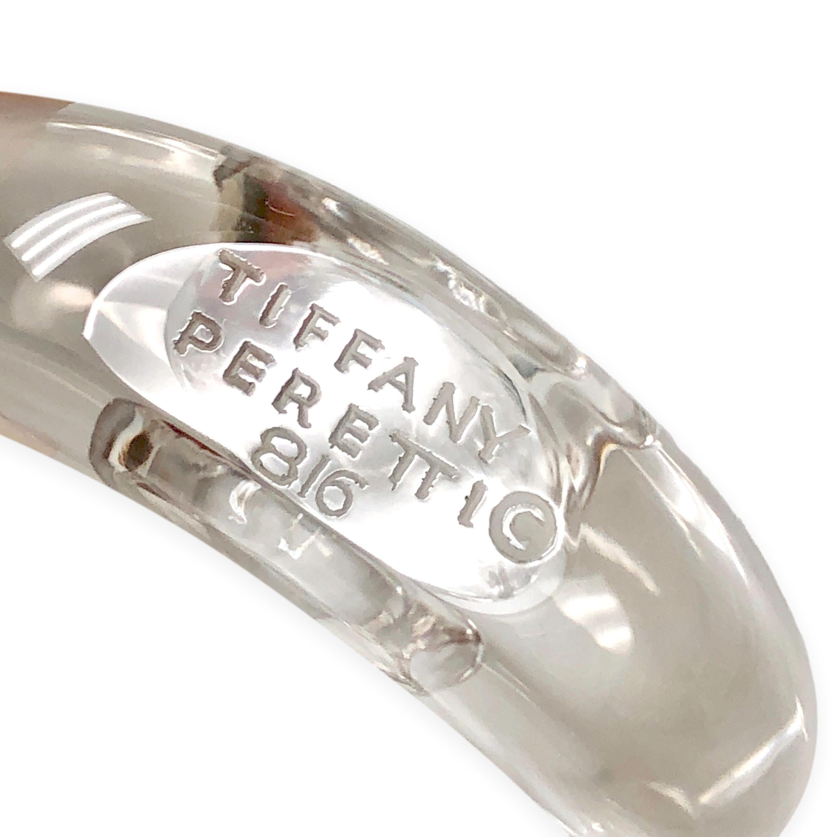 Tiffany & Co. Vintage Elsa Peretti 1981 Edition Limitée Flacon de Parfum en Cristal en vente 3