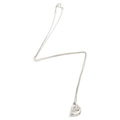 Tiffany & Co. Vintage-Halskette aus Sterlingsilber mit Hornanhänger von Elsa Peretti