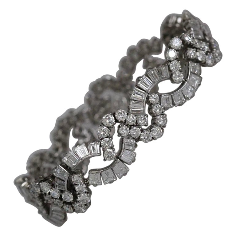 Tiffany and Co Vintage Estate Platinum Diamond Bracelet