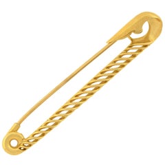Tiffany & Co. Vintage Gold Safety Pin