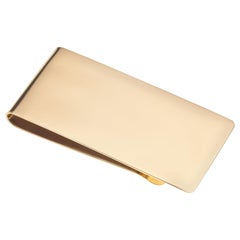 Tiffany & Co. Vintage Heavy Money Clip in Yellow Gold