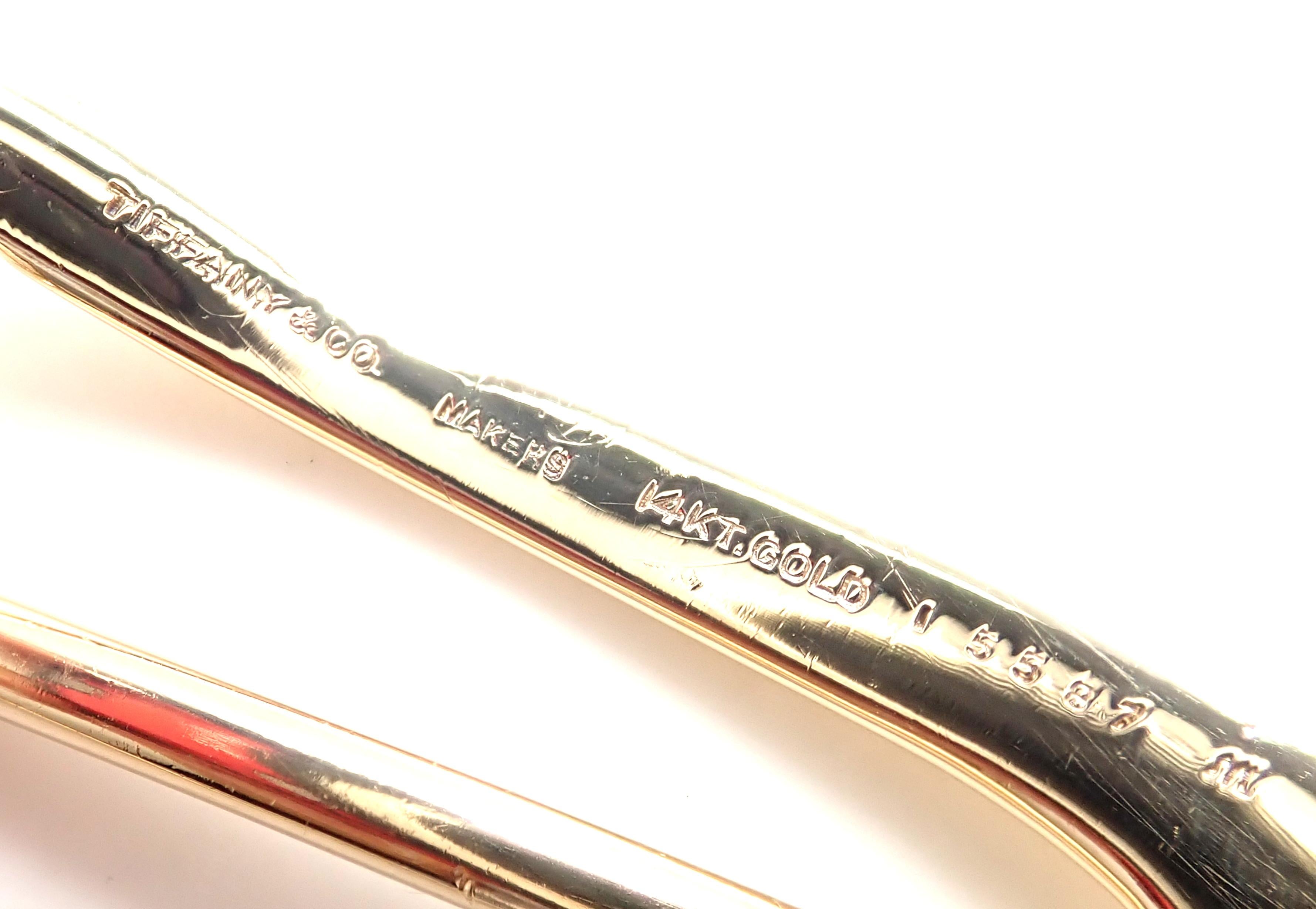 Tiffany & Co. Vintage Makers Solid Yellow Gold Belt Buckle In New Condition In Southampton, PA