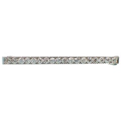 Tiffany & Co Vintage Old European Cuts Diamond Pin Brooch 4.60 TCW 18K Platinum