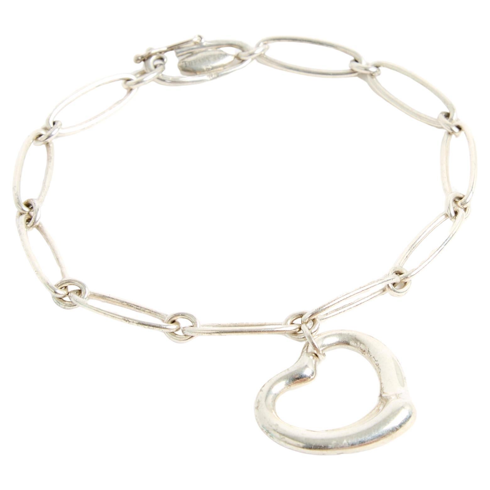 Bracelet vintage Open Heart d'Elsa Peretti pour Tiffany & Co