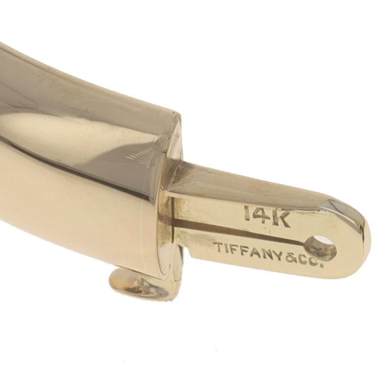 Tiffany & Co. Ovaler Vintage-Armreif 7 Gelbgold 14k 3