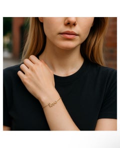 Tiffany Co Vintage Paloma Picasso Love Graffiti-Armband aus 18 Karat Roségold 9,5"