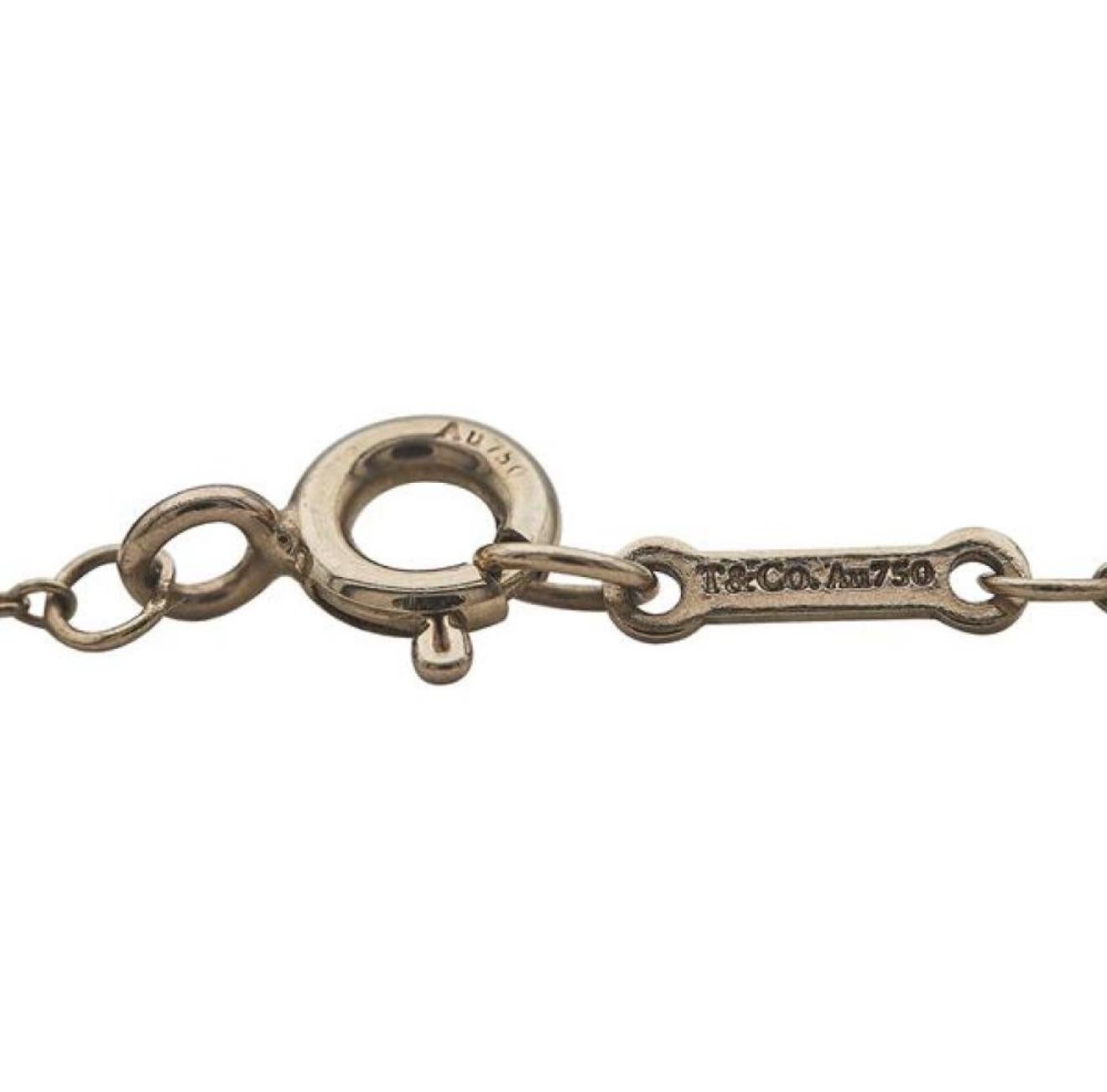 Golding Co Vintage Paloma Picasso Love Graffiti Bracelet en or rose 18K 9.5