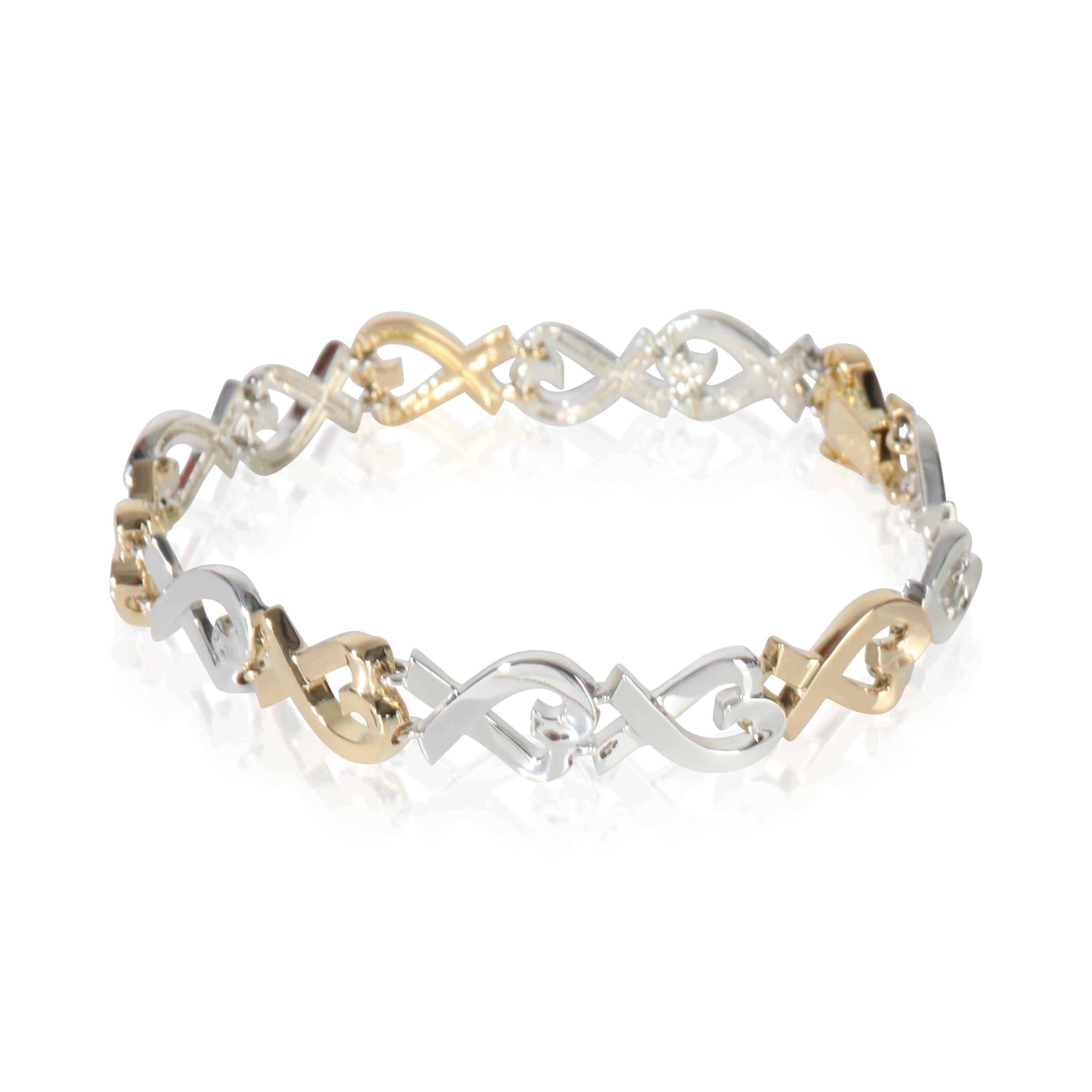 Tiffany & Co. Vintage Paloma Picasso Loving Heart Bracelet Excellent état - En vente à New York, NY