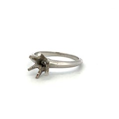 Tiffany & Co Vintage Platinum Semi Mount Ring Size 6.25 Fits 2 Ct+
