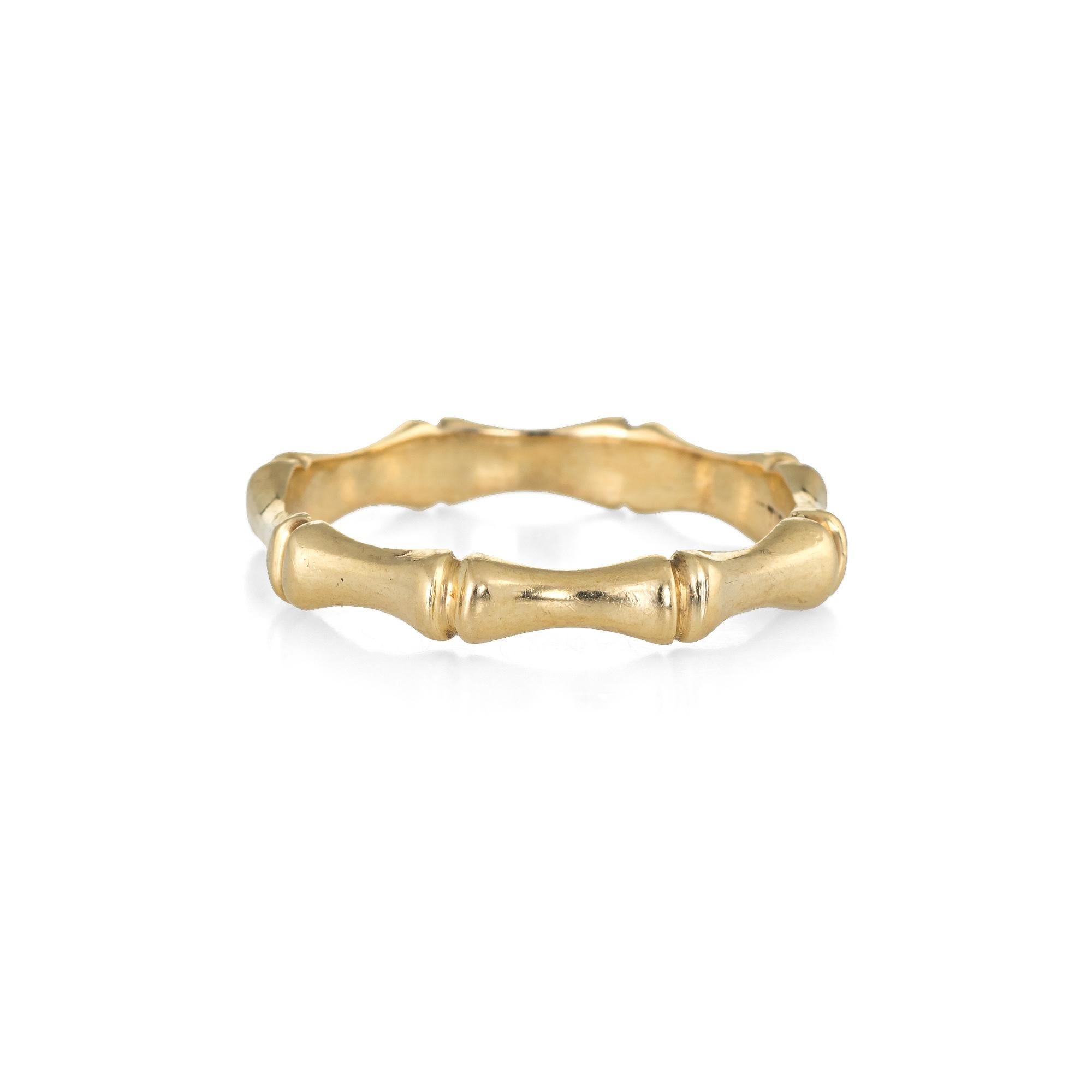 bamboo gold ring