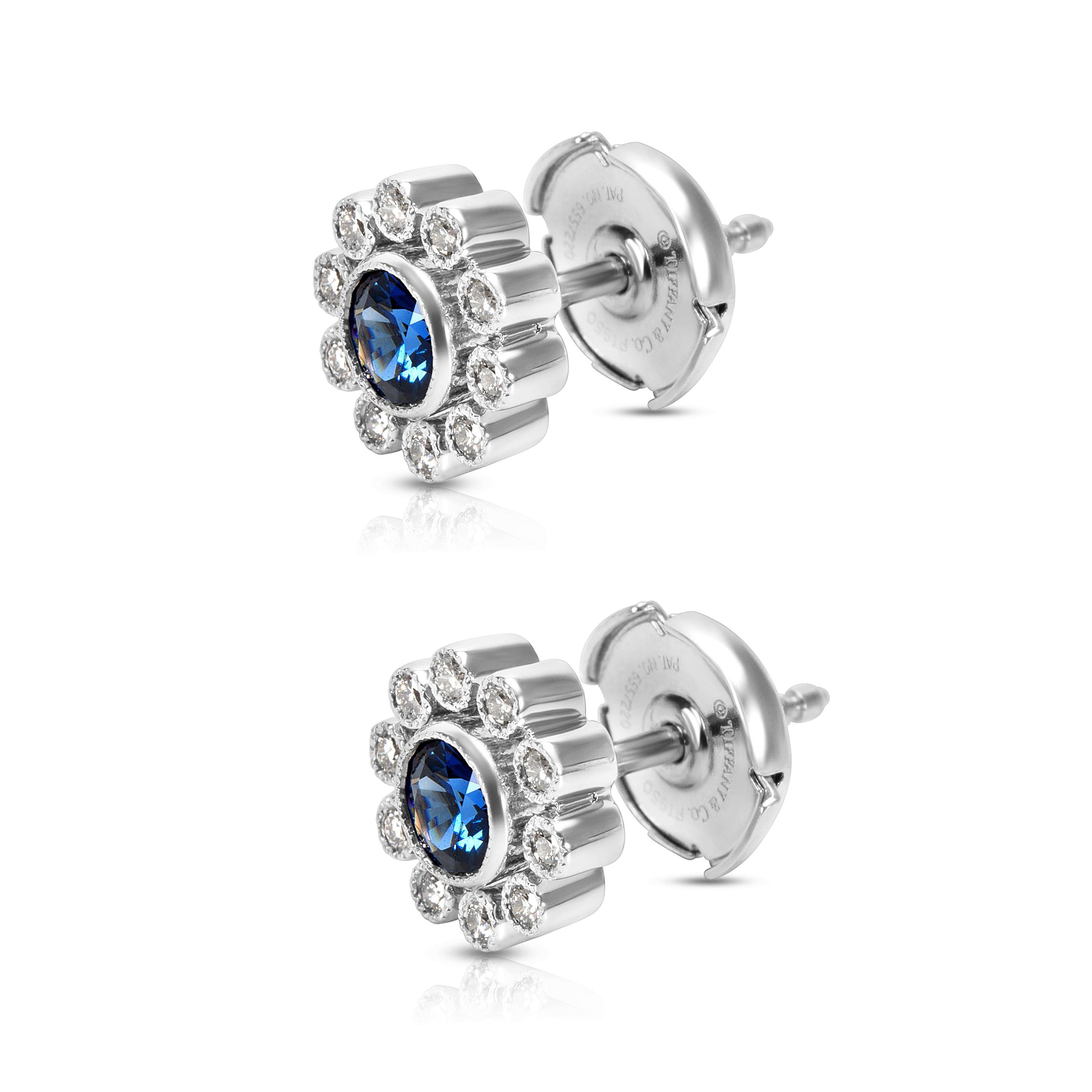 tiffany sapphire earrings