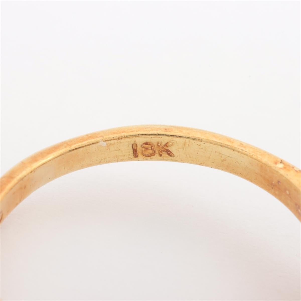 Tiffany & Co. Goldring mit kleinem Saphir und Diamant 3