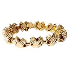 Tiffany & Co. Vintage X Bracelet in 18k Yellow Gold
