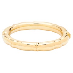 Bracelet rigide « Bamboo » vintage en or jaune de Tiffany & Co.