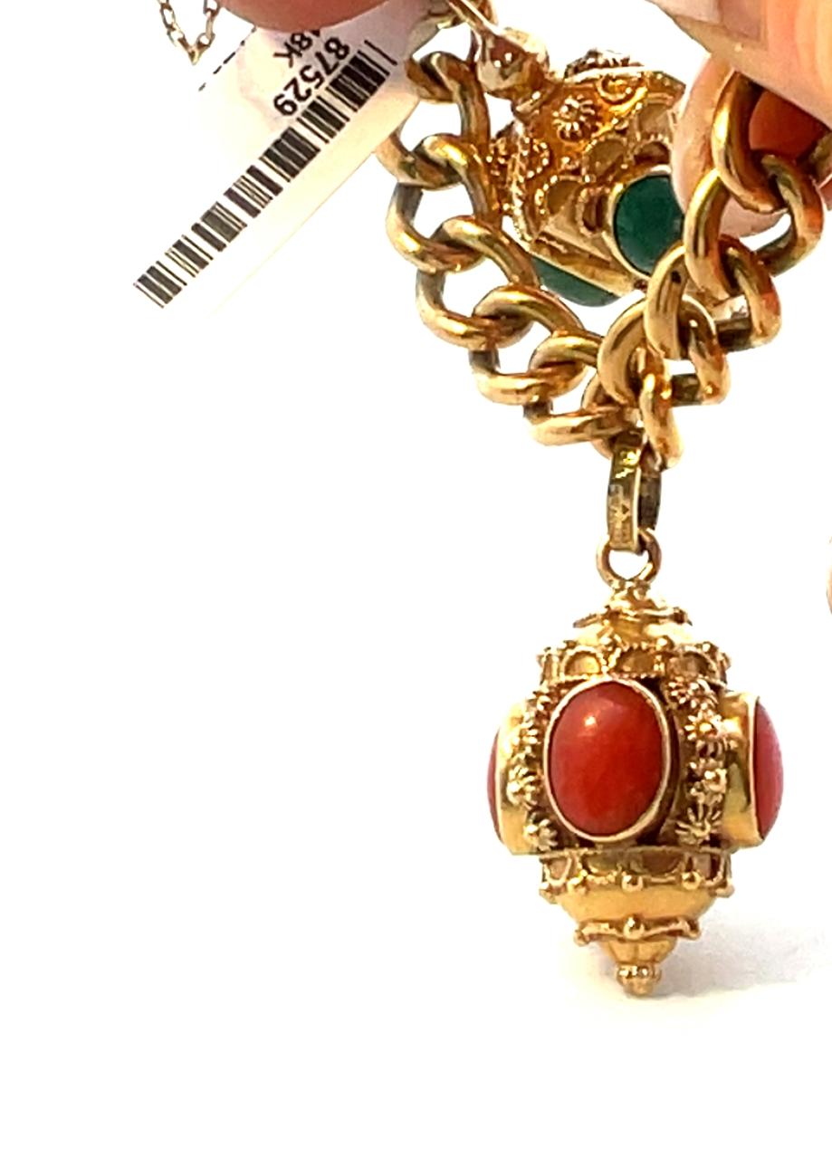 Tiffany & Co. Vintage Yellow Gold Charm Bracelet 2