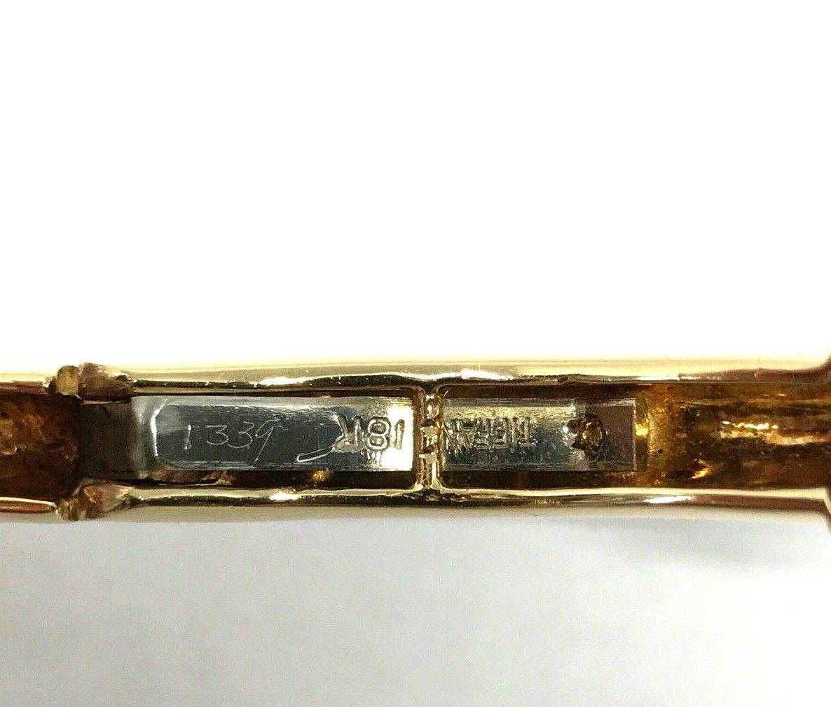 Tiffany & Co. Vintage Yellow Gold Diamond Bangle Bracelet 2