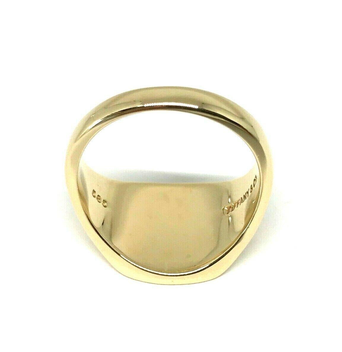 tiffany oval signet ring