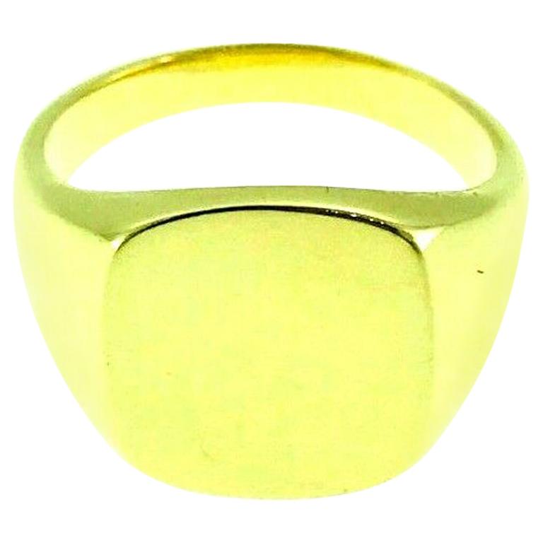 Tiffany & Co. Vintage Yellow Gold Signet Ring