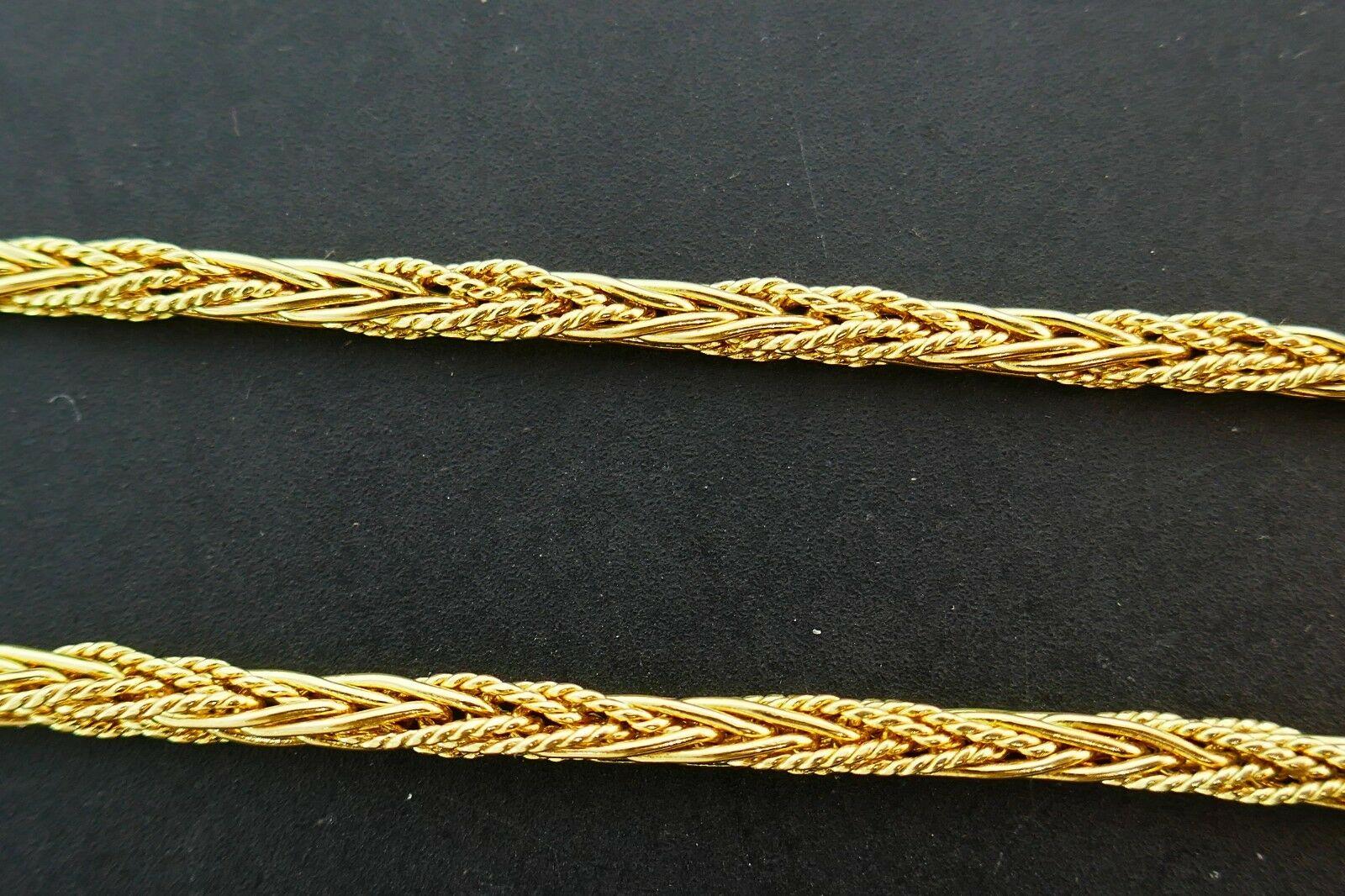 white gold wheat chain