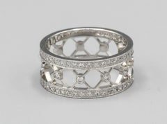 Tiffany & Co. Voile Diamond and Platinum Band Ring sz. 5.25