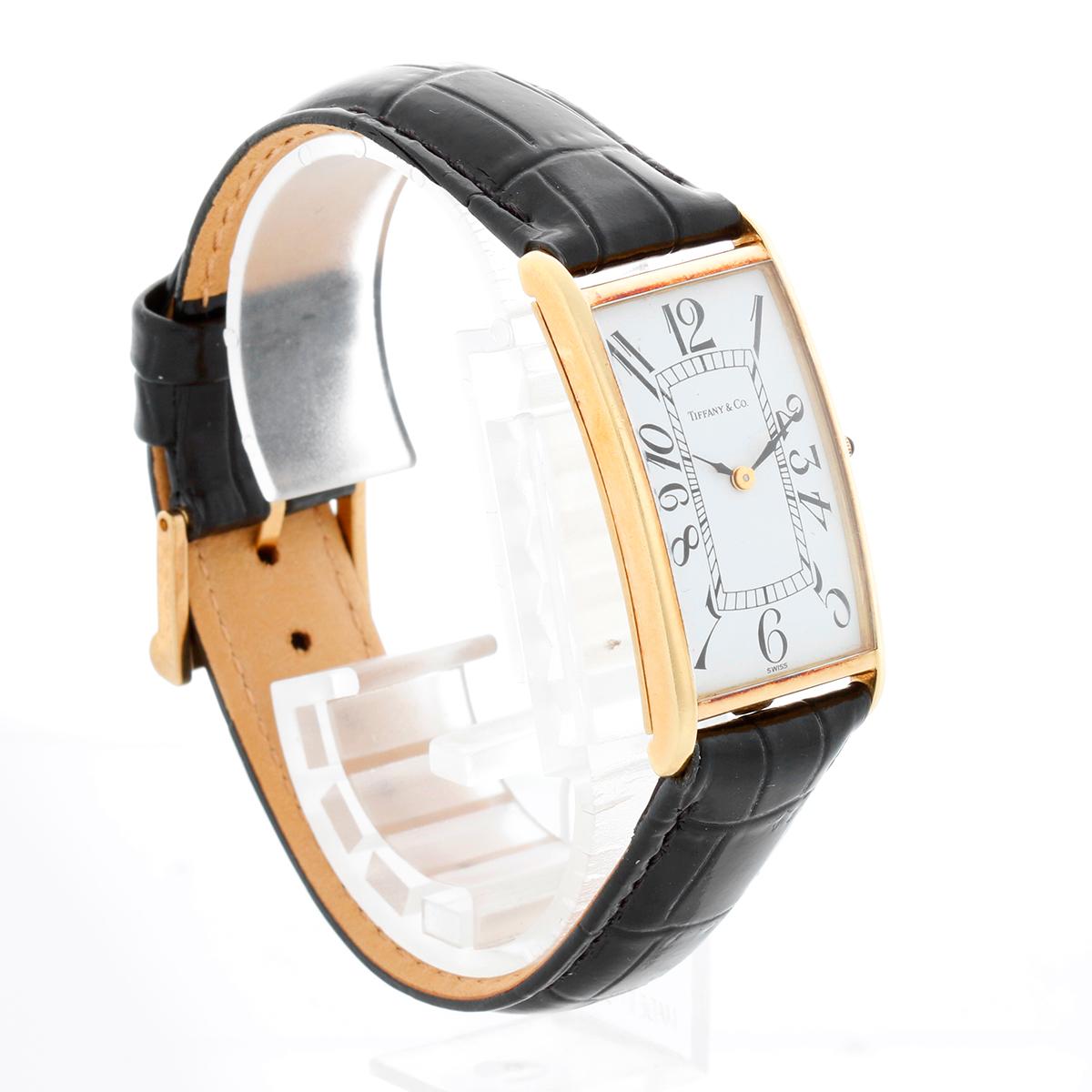 De las mujeres Tiffany & Co. Waldan nº 1 Posible Prototipo Raro Reloj Tanque de Oro Amarillo para Dama en venta