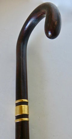Tiffany & Co. Walking Stick, 18-Karat Gold Band, circa 1925