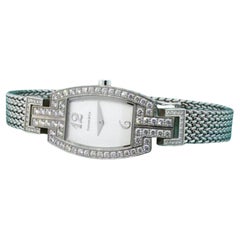 Tiffany & Co. Watch Ladies 18k White Gold Diamonds EVERYWHERE 2.50ct FG VS WOW!