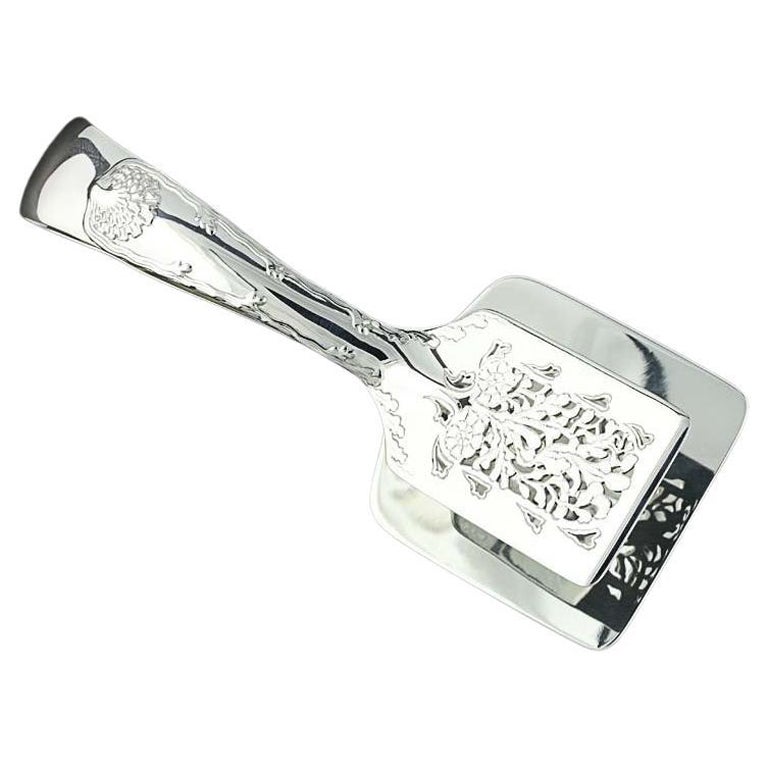 Spargelzange aus Sterlingsilber, Wave Edge 1884, von Tiffany & Co.