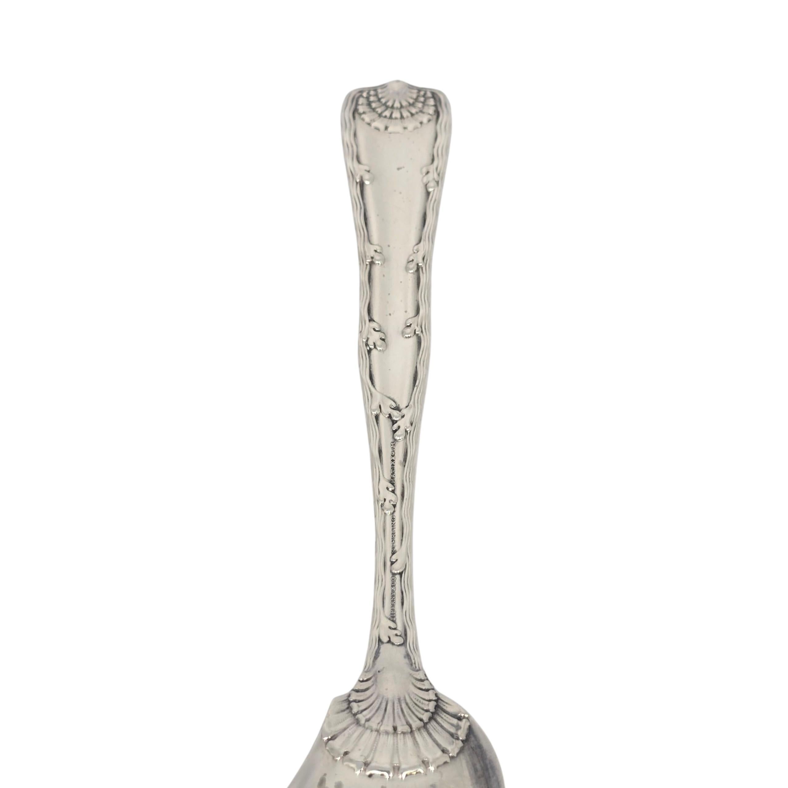 Tiffany & Co hachette à glace en argent sterling Wave Edge avec Monogramme  #22625 en vente 2