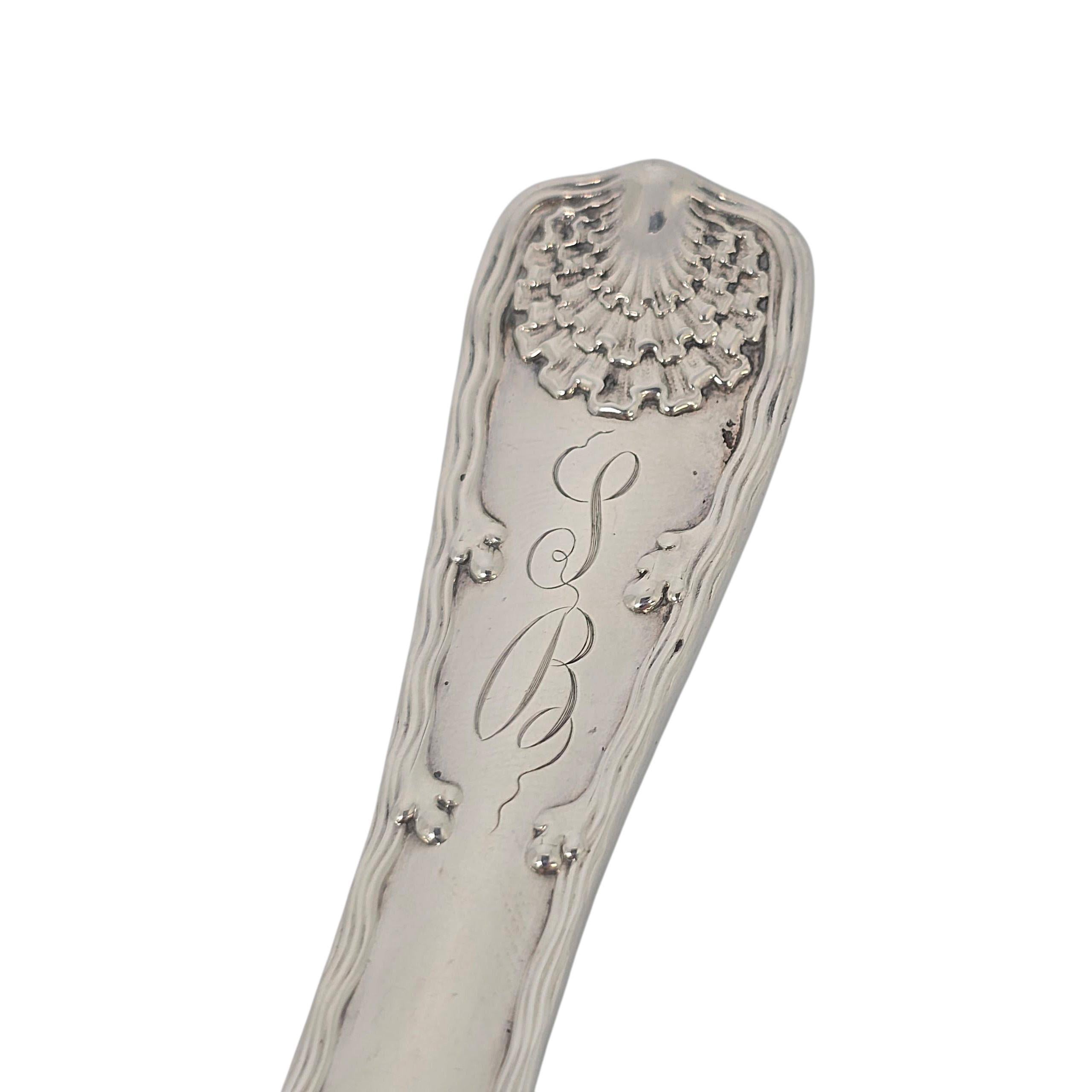 Tiffany & Co hachette à glace en argent sterling Wave Edge avec Monogramme  #22625 en vente 4
