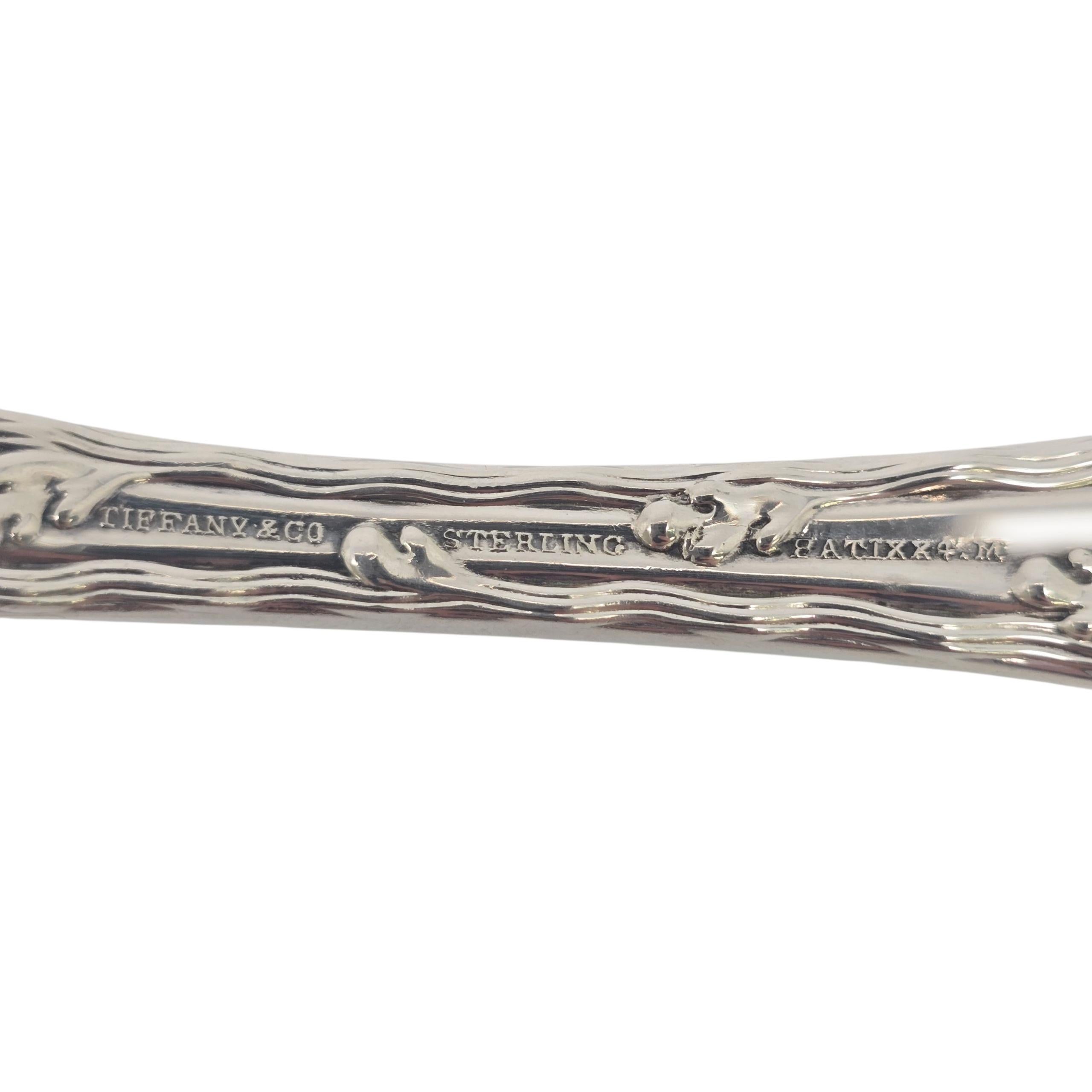 Tiffany & Co hachette à glace en argent sterling Wave Edge avec Monogramme  #22625 en vente 5