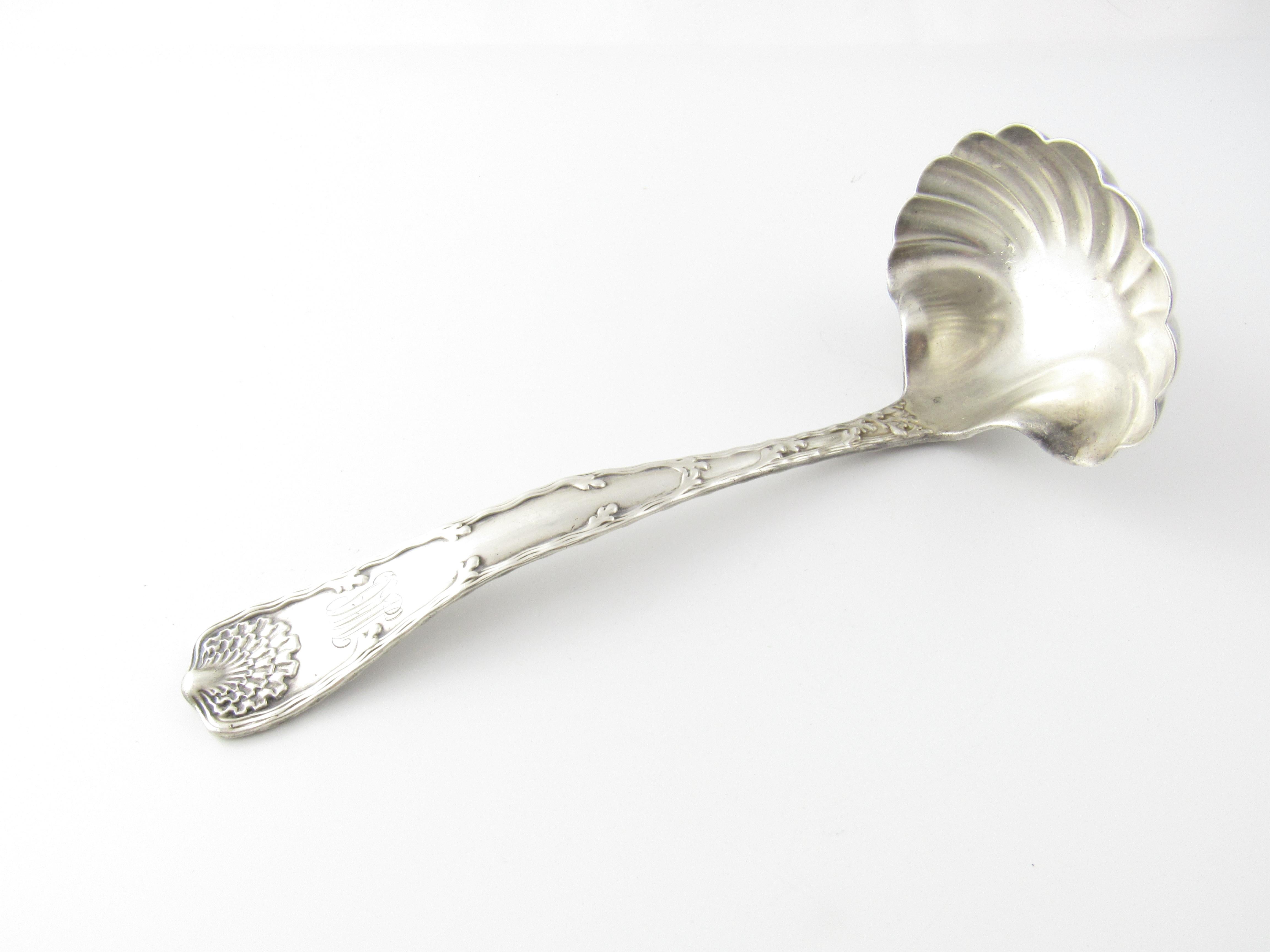 Tiffany & Co. Wave Edge Sterling Silver Ladle with Monogram 1