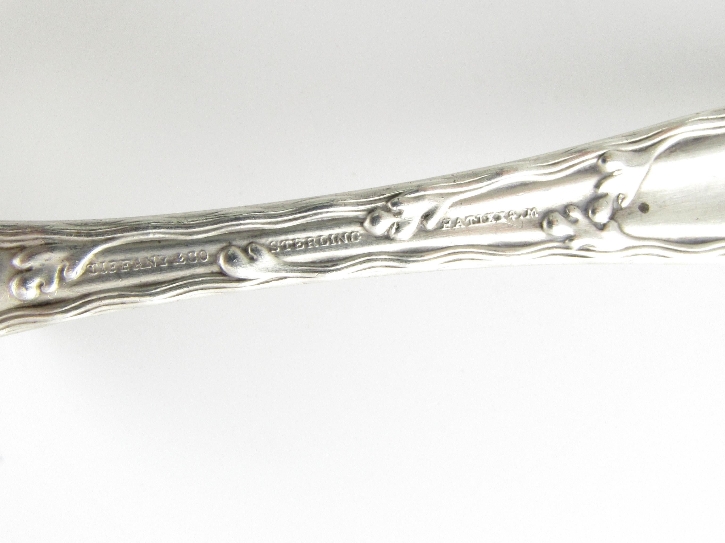 Tiffany & Co. Wave Edge Sterling Silver Ladle with Monogram 3