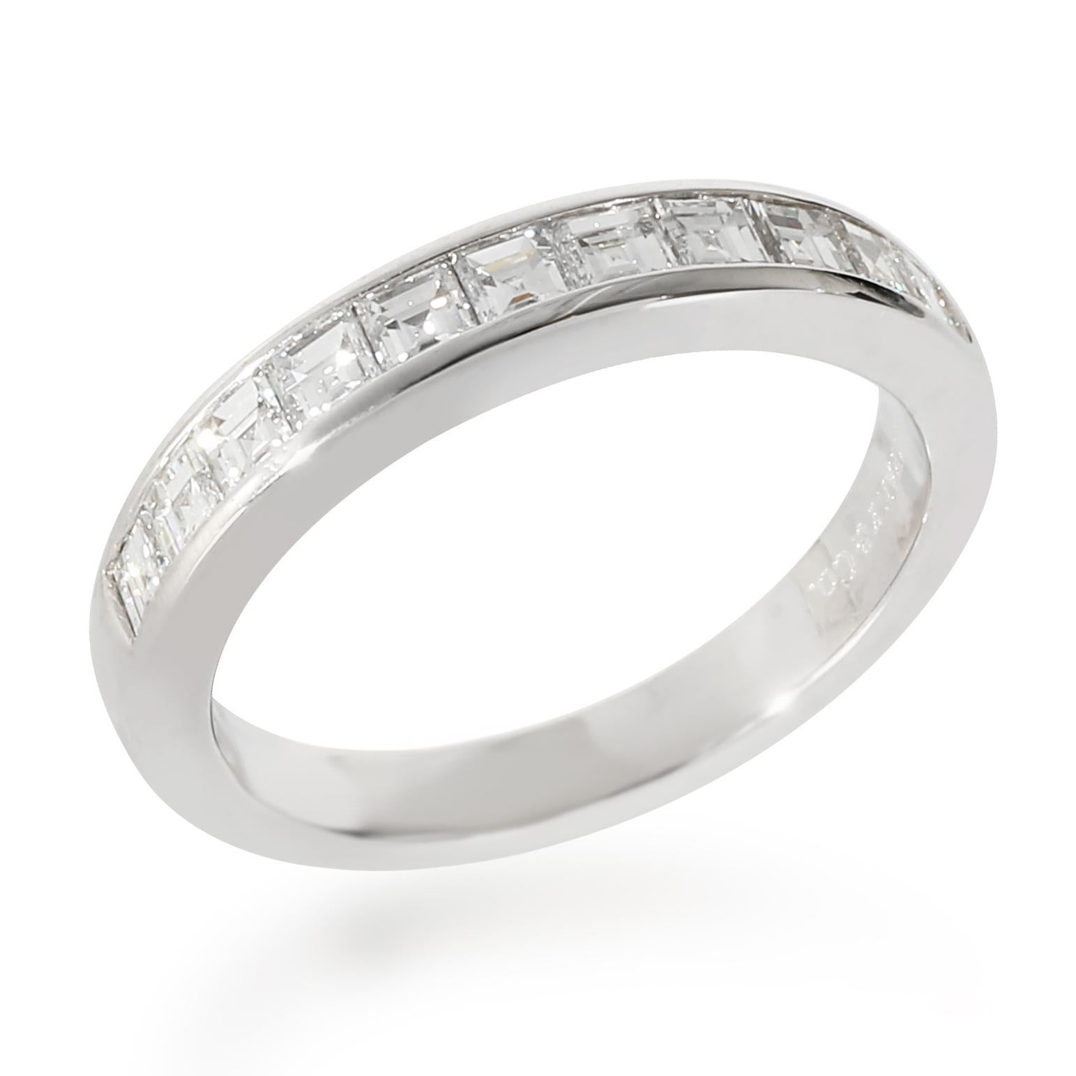 Tiffany & Co. Wedding Band in Platinum 0.71 CTW For Sale 1