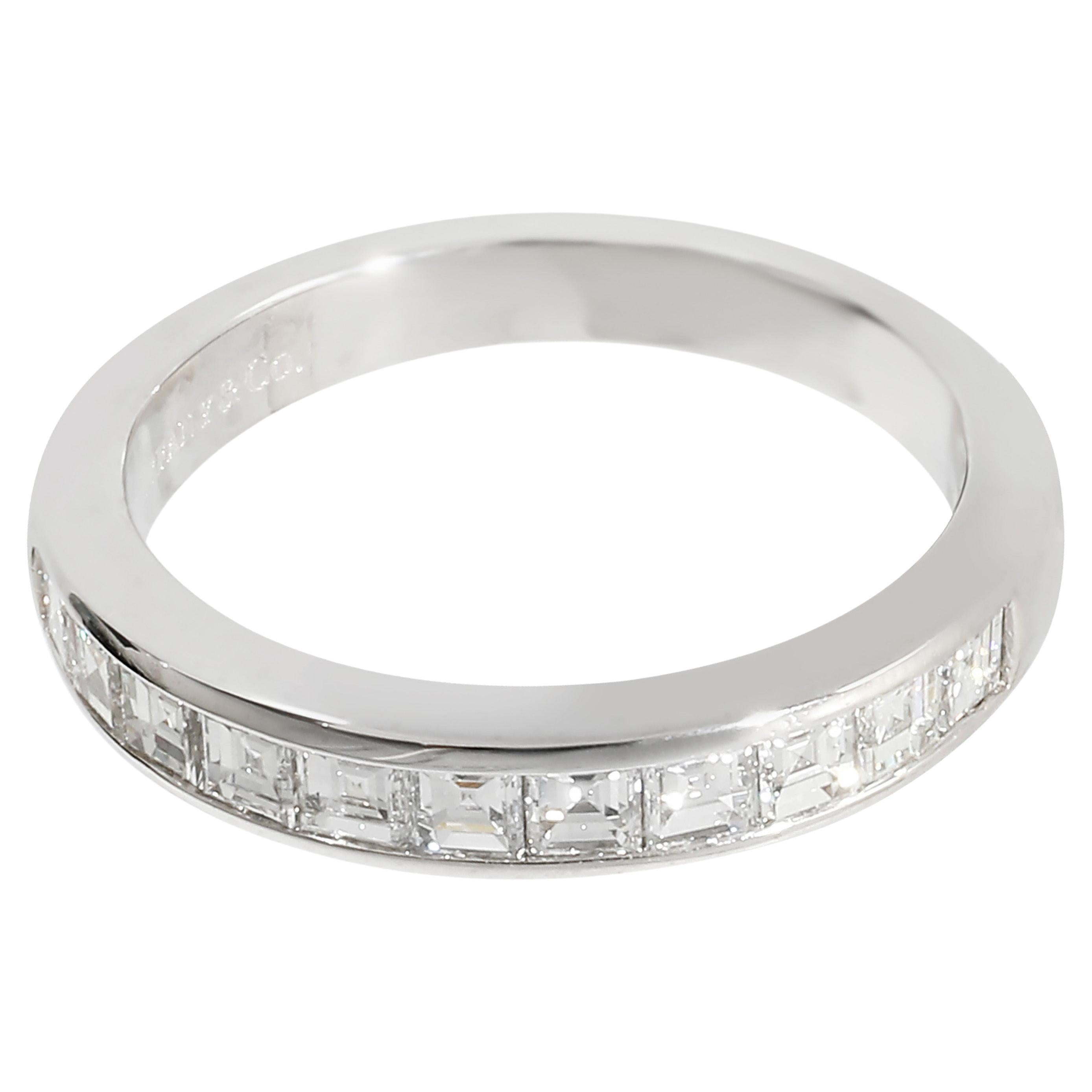 Tiffany & Co. Wedding Band in Platinum 0.71 CTW For Sale