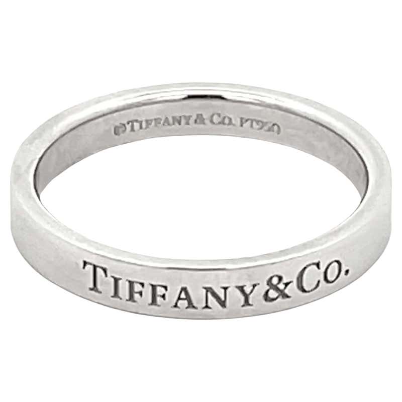 Tiffany and Co. Classic Platinum Men's Wedding Band at 1stDibs ...