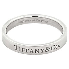 Tiffany & Co. Verlobungsring aus Platin mit 3 mm breitem Rand