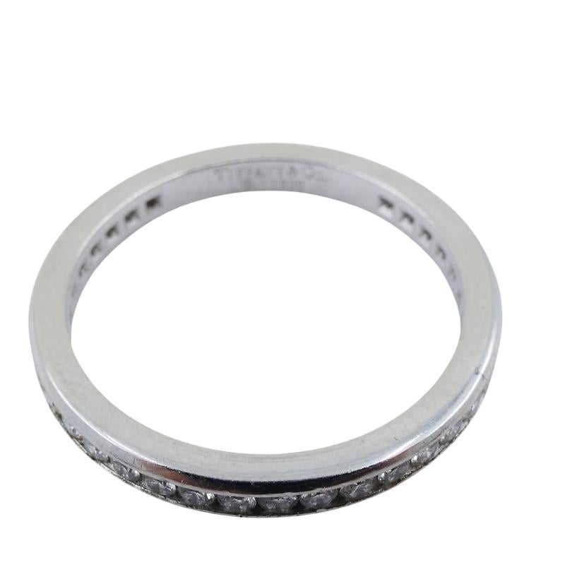 Tiffany & Co. Verlobungsring aus Platin mit Diamantring Damen im Angebot
