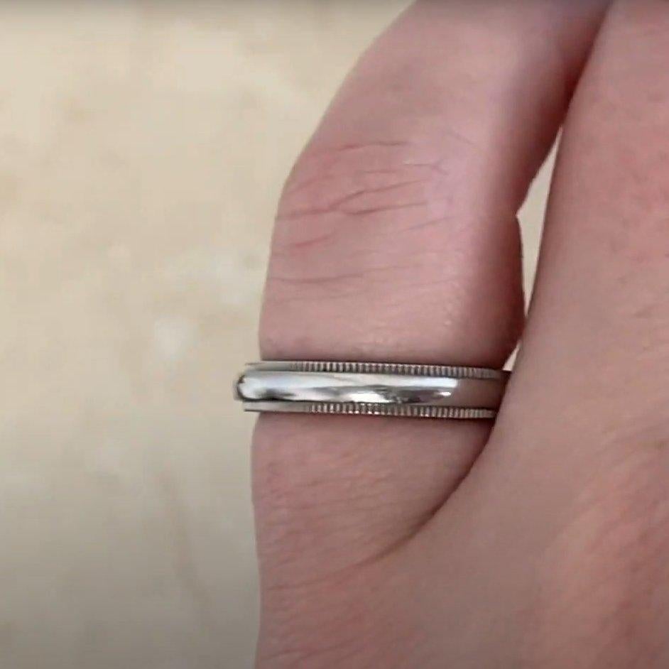 Tiffany & Co. Wedding Band, Platinum For Sale 4