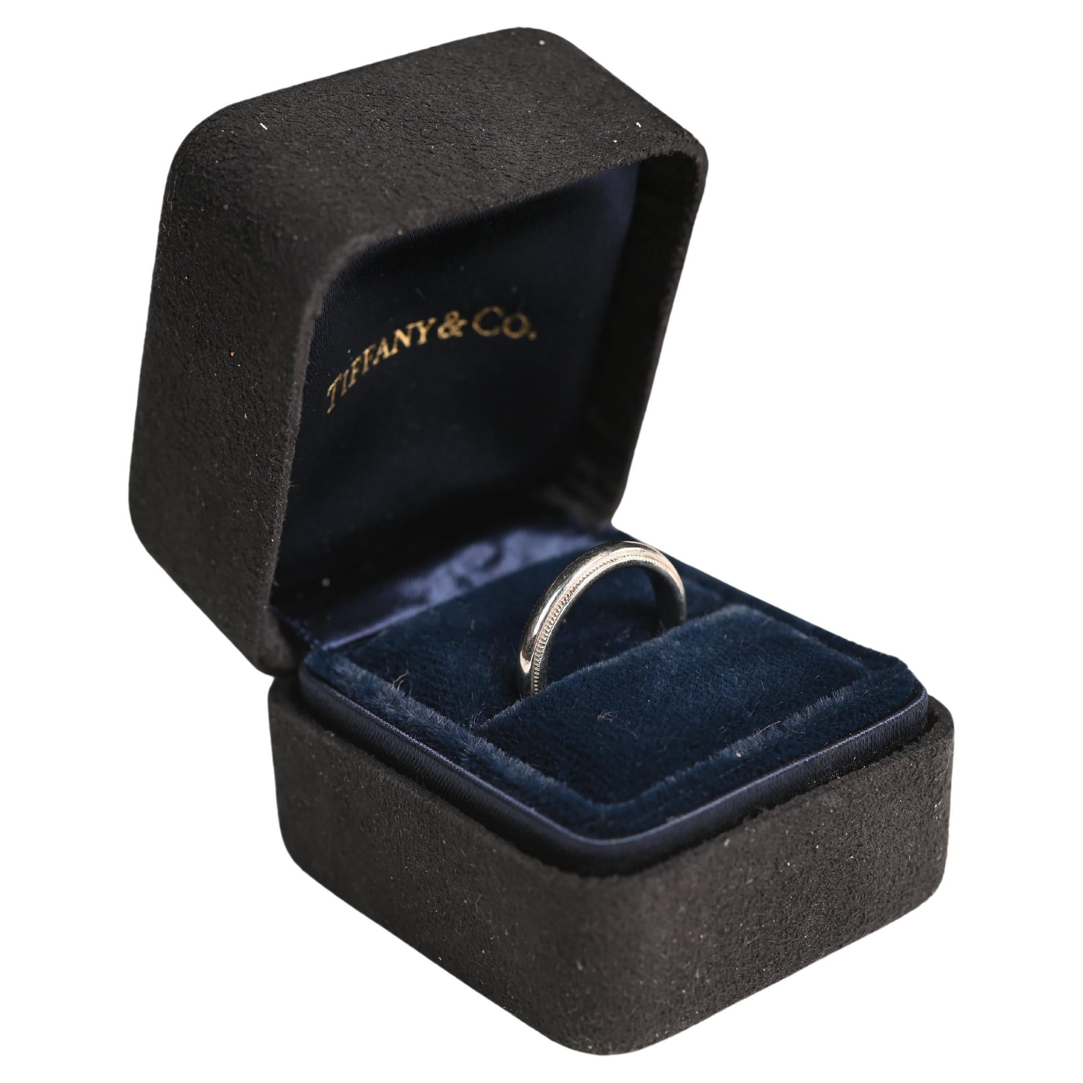 Tiffany & Co. Alianza de boda, Platino
