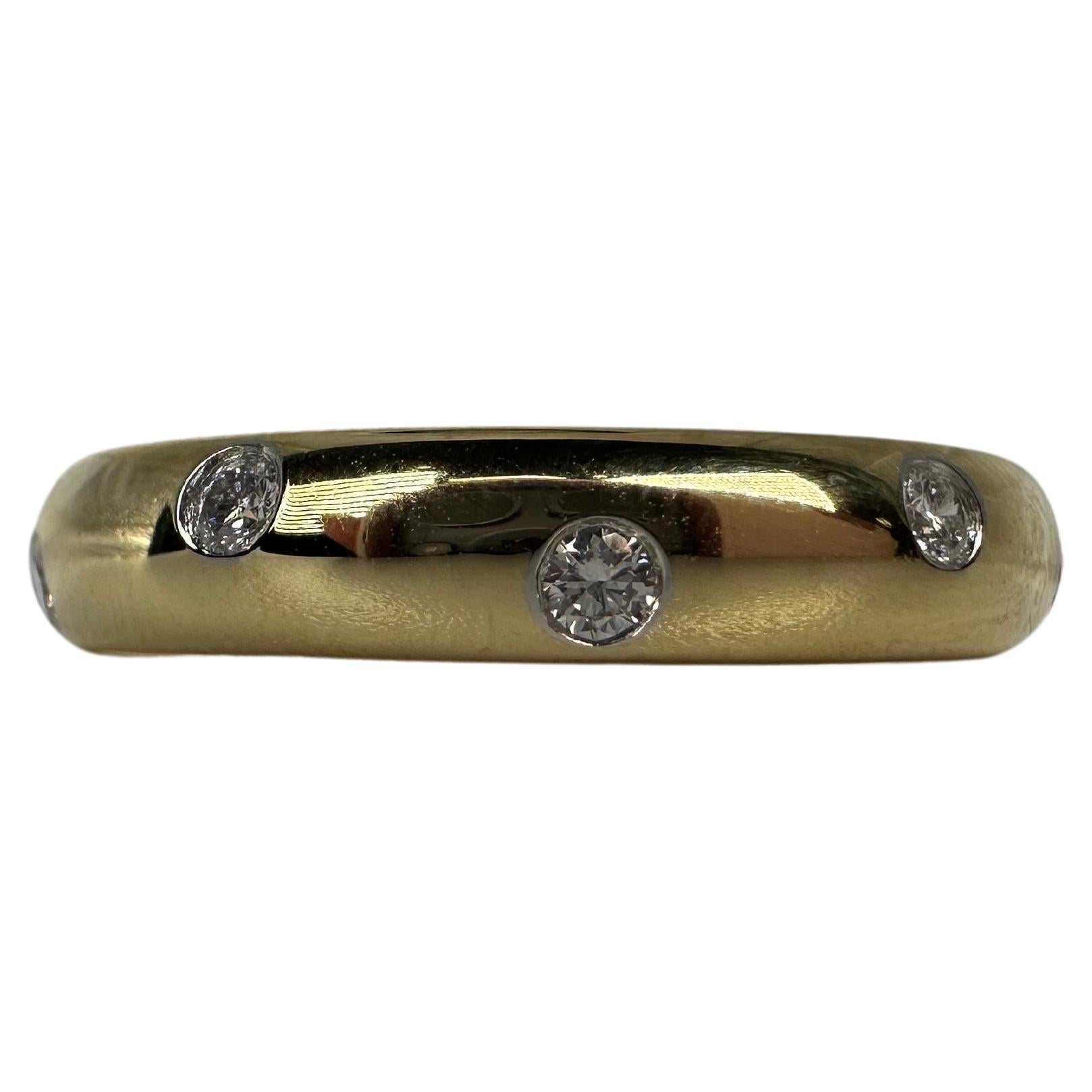 Tiffany & Co wedding band ring 18KT platinum ring