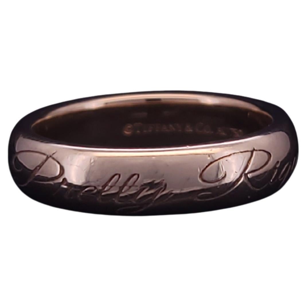 Tiffany 
Co. Ehering aus 18K Gelbgold 4,6mm im Angebot