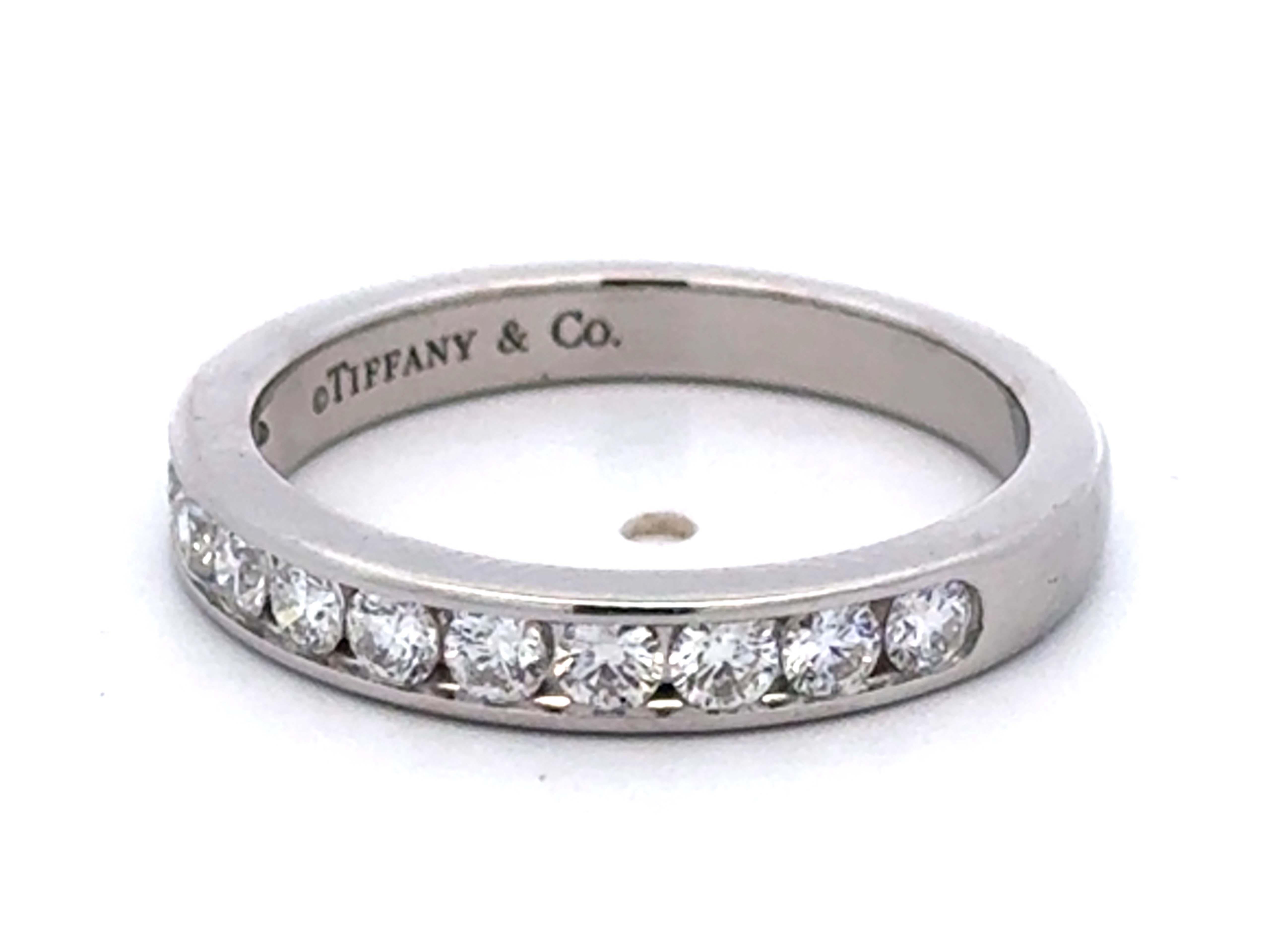 Tiffany & Co. Fede nuziale in platino in vendita 1