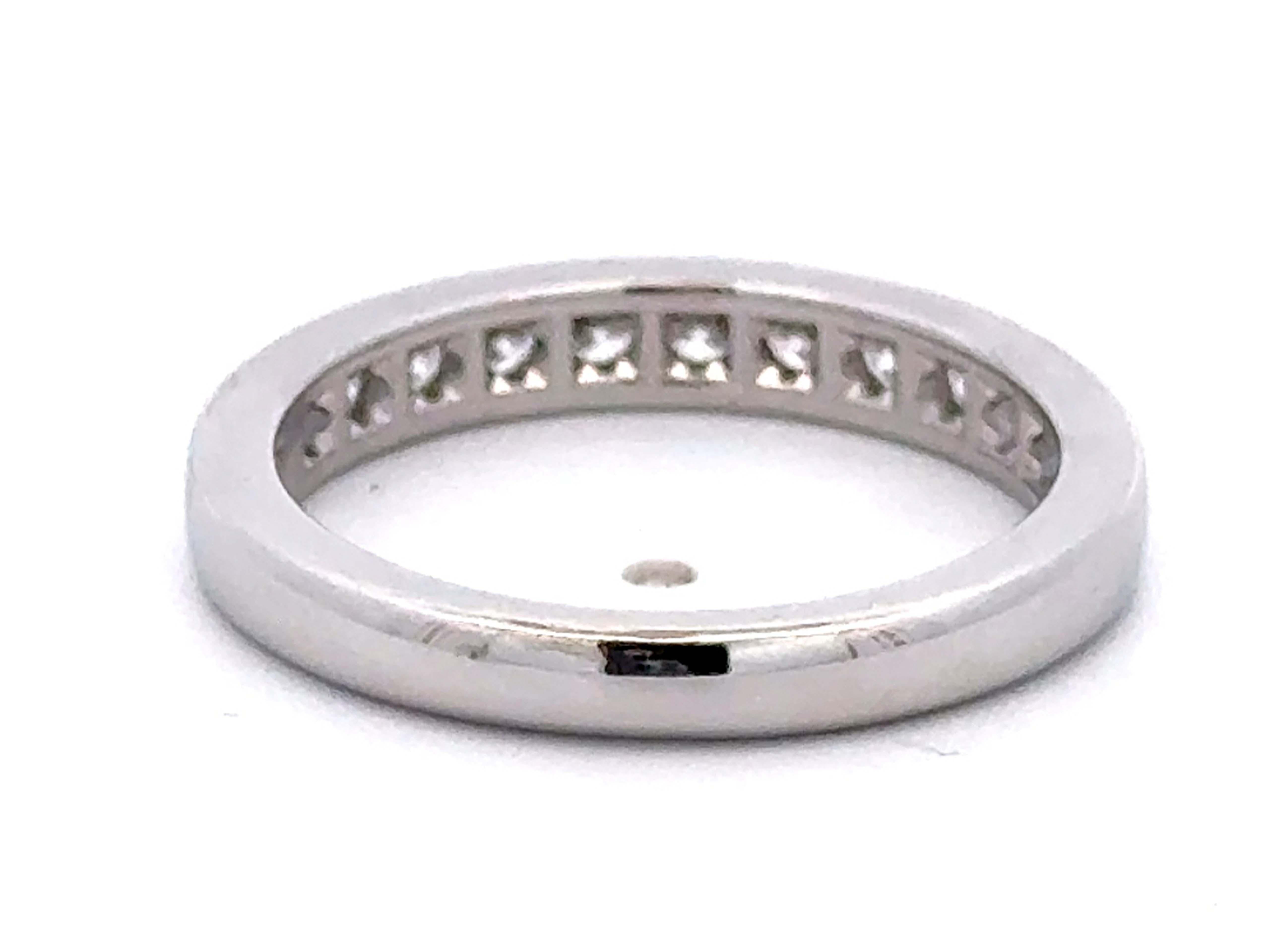 Tiffany & Co. Fede nuziale in platino in vendita 4