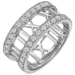 Tiffany 
Co. Weißgold Diamant "Atlas" Bandring